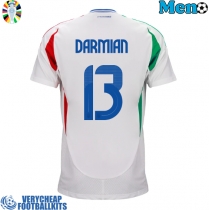 Italy Matteo Darmian #13 Replica Away Shirt Euro 2024 Short Sleeve